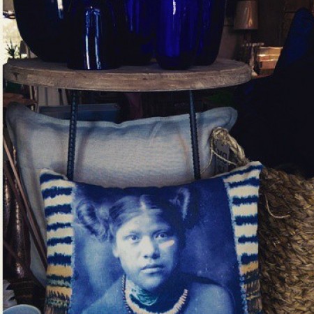 Hopi Indigo Girl Cushion