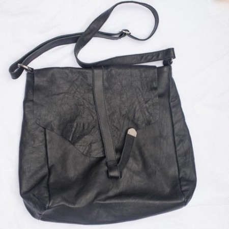 Leather Shoulder Slouch Bag